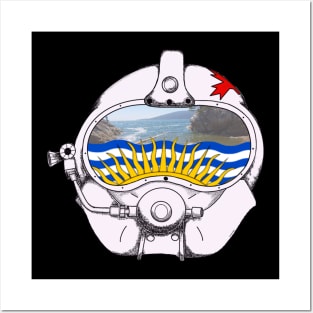 British Columbia Dive Helmet Posters and Art